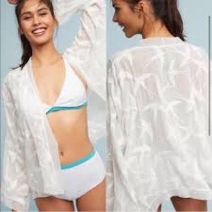 Anthropologie Lilka M/L beachy Kimono